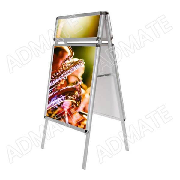 AM-AB323 A-Board Poster Stand with header