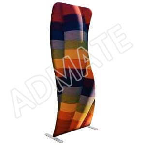 S Shape Fabric Banner Stand